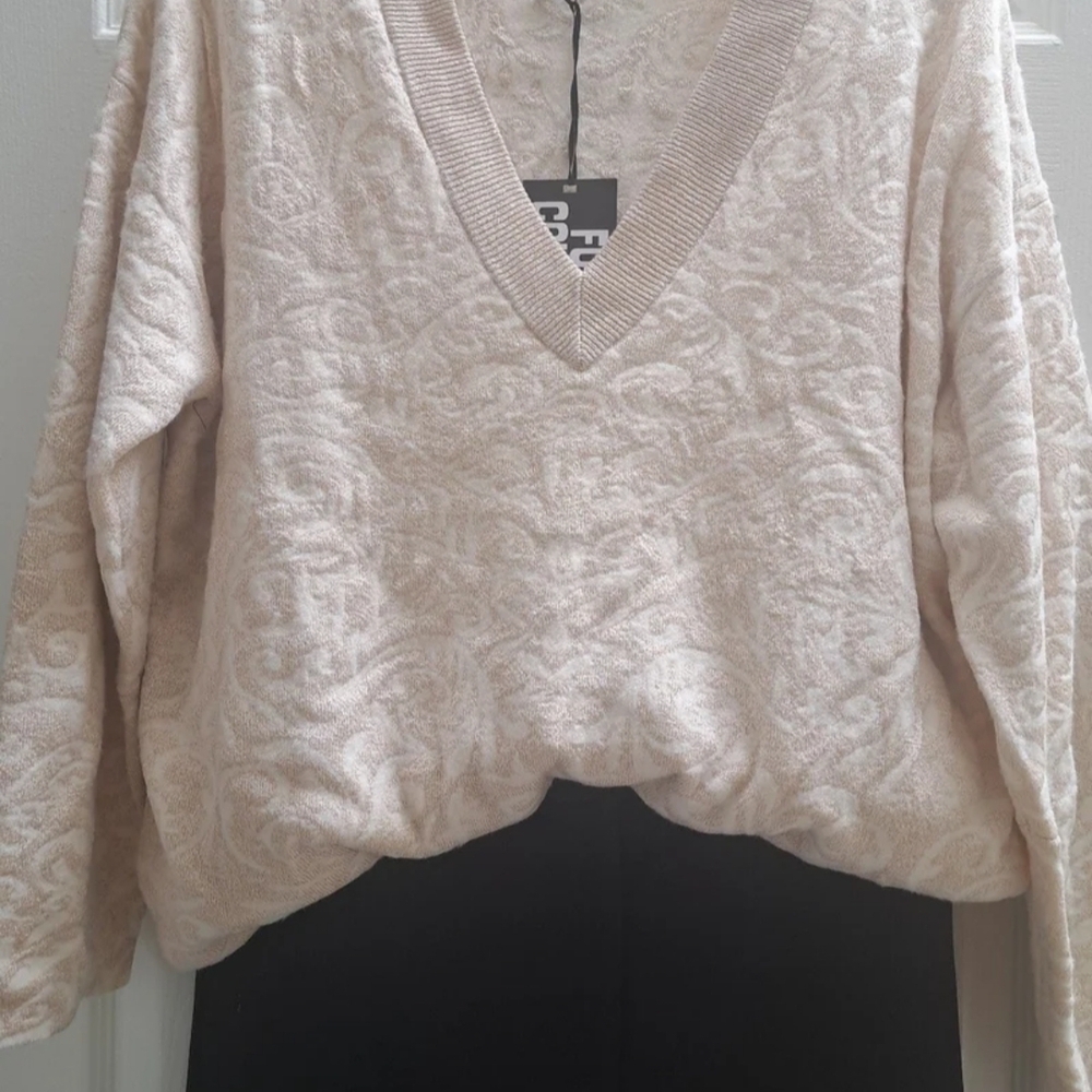 Elegant Cream Sweater